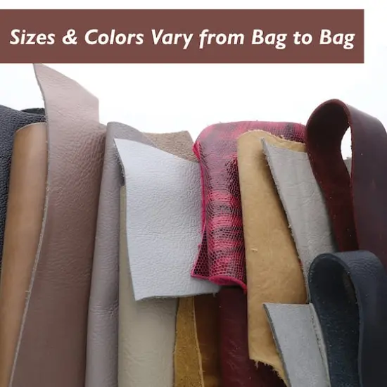 0.5lb. Assorted Leather Scraps by Bead Landing&trade; {6}