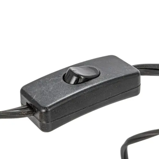 Hello Honey&reg; 20" Multicolor Reclaimed Wood Spool Table Lamp with Printed Cotton Shade, 2ct. {5}