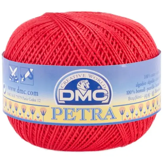 DMC&reg; Petra Size 5 Crochet Cotton Thread 5666 Red {1}
