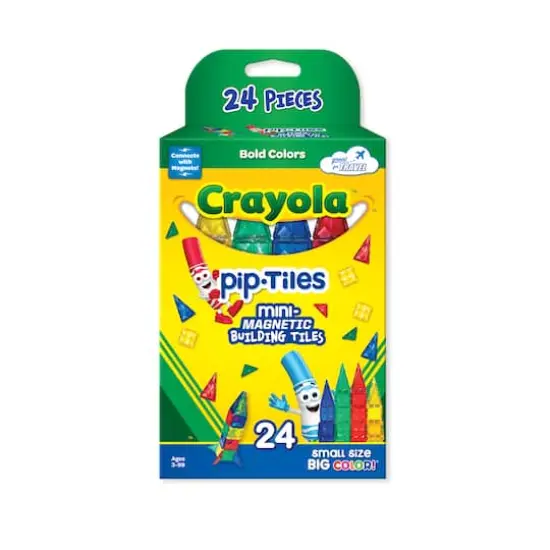 Crayola&reg; 24 Piece Magnetic Pip-Tile Set {1}