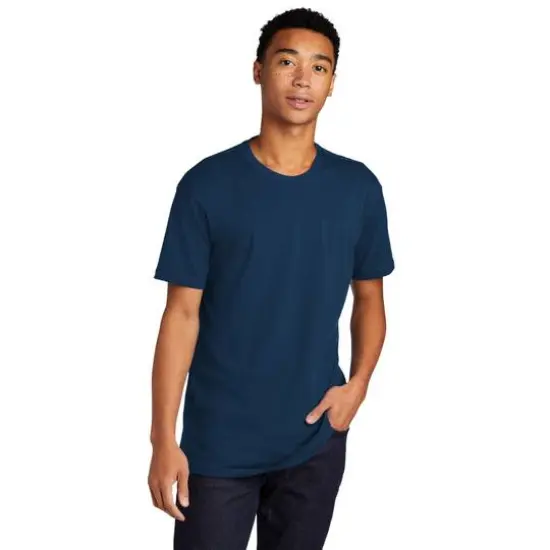 Next Level Unisex Adult Cotton T-Shirt Cool Blue {4}