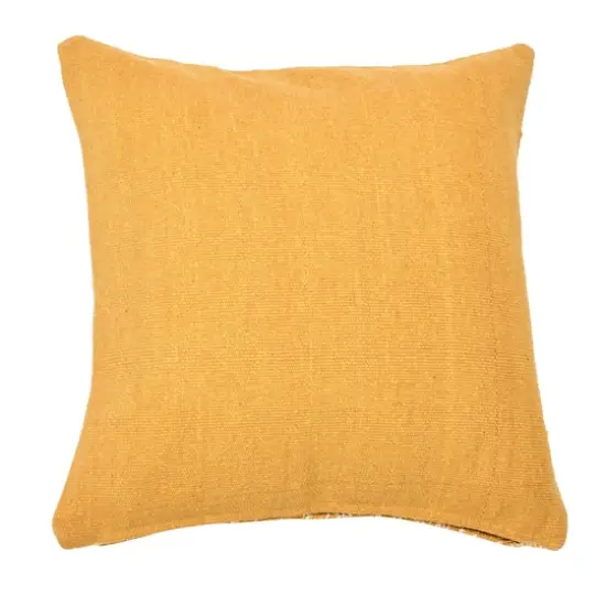 Hello Honey&reg; 20" Square Floral Fields Pillow Cover Yellow {4}