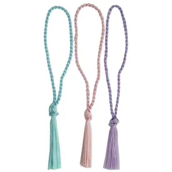 PA Paper&trade; Accents Aqua, Light Pink & Lilac Tassels, 24ct. {3}