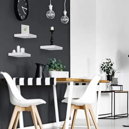 Sorbus 9.2" Tile Wall Shelves, 3ct. White {4}