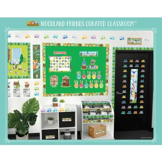 Creative Teaching Press&reg; Woodland Friends Curated Classroom Decal Set {1}