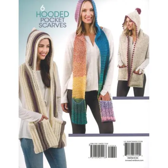 Annie's Hooded Pocket Scarves Book {3}