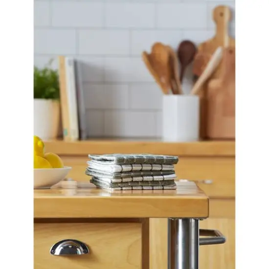 Artichoke Combo Windowpane Dishcloth, 6ct. {4}