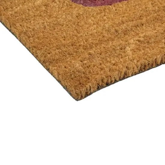 Natural Coir Smile Doormat {6}