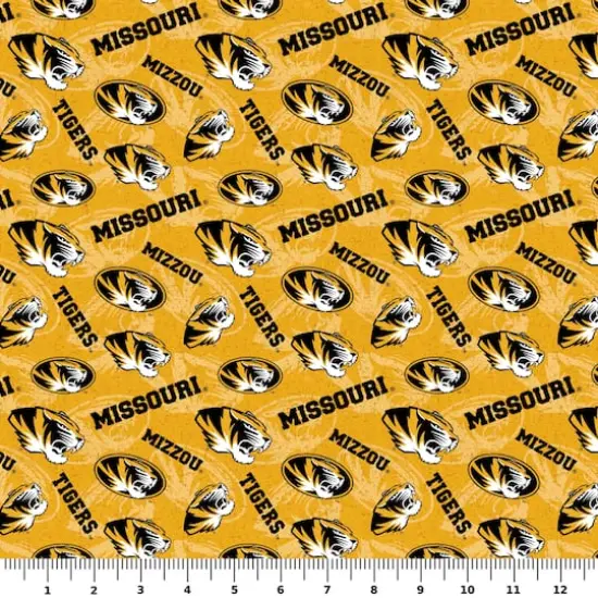 NCAA University of Missouri Tigers Cotton Fabric {3}