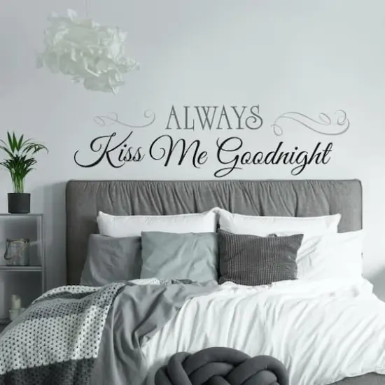 RoomMates Always Kiss Me Goodnight Peel & Stick Wall Decals {4}