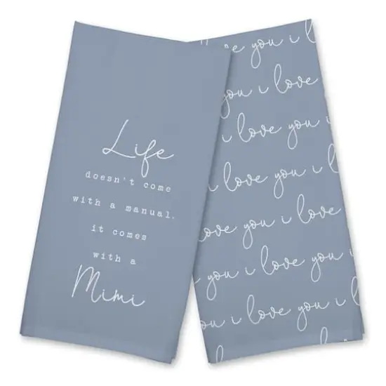Life Comes with a Mimi Cotton Twill Tea Towel Set {1}