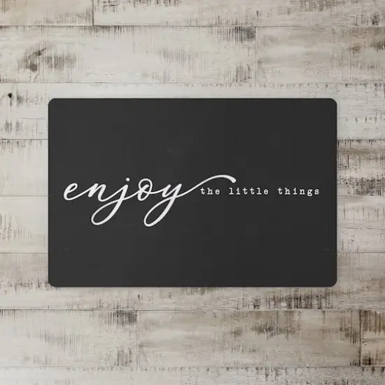 Enjoy The Little Things 18" x 27" Floor Mat {3}