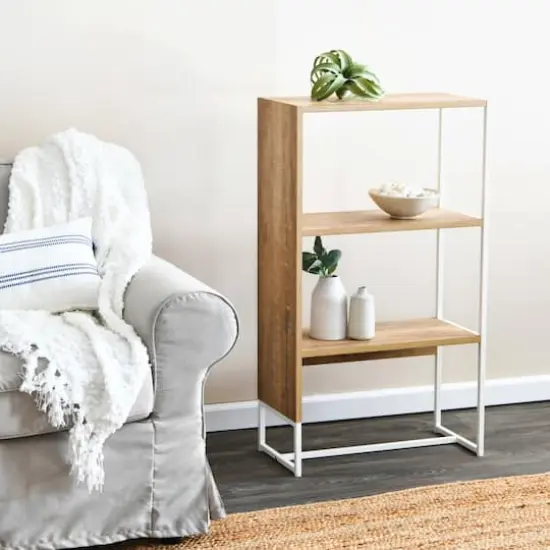 Household Essentials 41" Wrap Bookshelf White {3}