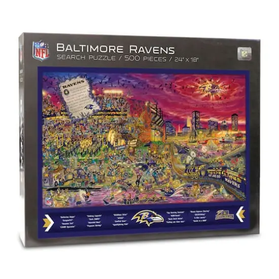 Joe Journeyman NFL 500 Piece Jigsaw Puzzle Baltimore Ravens {1}