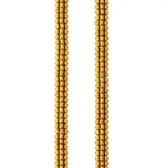 Gold Bumpy Metal Rondelle Beads, 6mm by Bead Landing&trade; {1}
