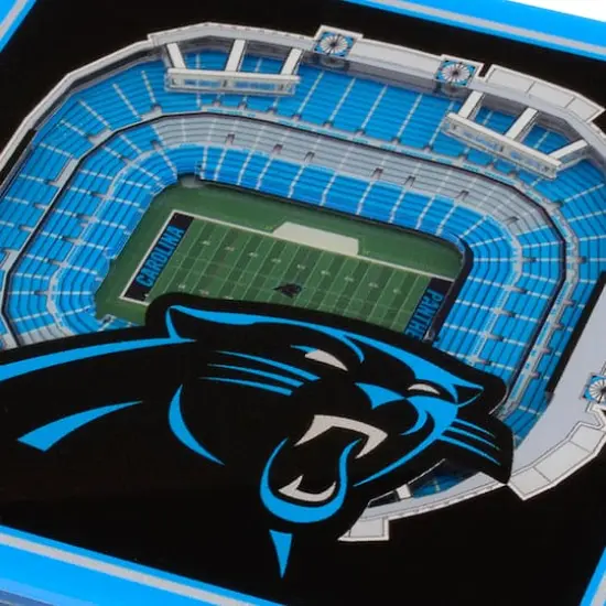 3D StadiumView Coasters Carolina Panthers {5}