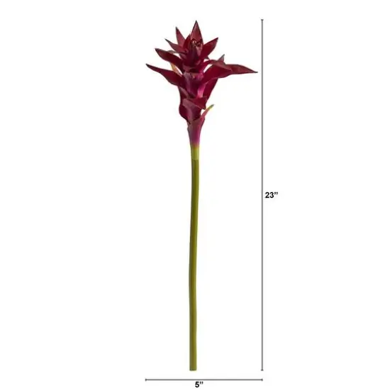 Pink Star Bromeliad Artificial Flower Stem, 6ct. {3}