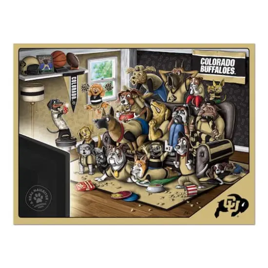 College Football Purebred Fans A Real Nailbiter 500 Piece Puzzle Colorado Buffaloes {5}
