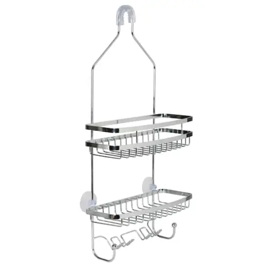 Bath Bliss Chrome Venice Shower Caddy {3}