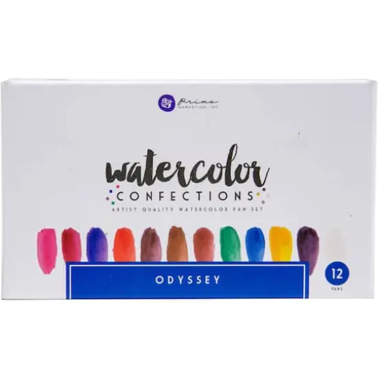 Prima&reg; Watercolor Confections Odyssey Watercolor Pans {2}