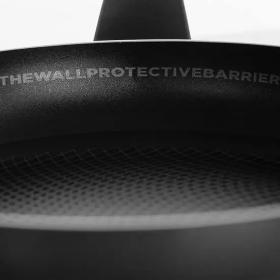 Gibson Home&reg; Piletti 10'' Aluminum Frying Pan Gray and Black {8}