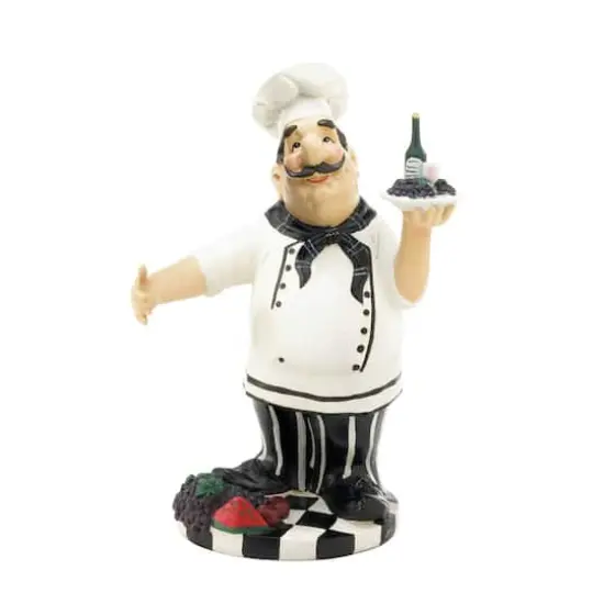 12" Chef Wine Bottle Holder {1}