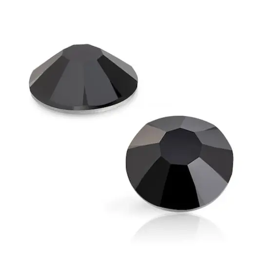 Preciosa MAXIMA SS10 Flatback Czech Crystals, 144ct. Jet {4}