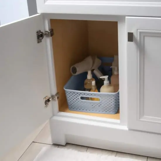 Simplify Medium Gray Wicker Storage Bin, 2ct. {4}