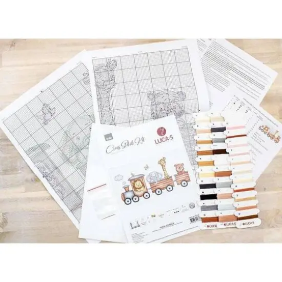 Luca-s Train Journey Counted Cross Stitch Kit {8}