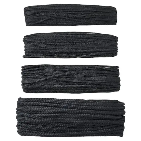 Black Mix Nylon Cord by Bead Landing&trade; {4}