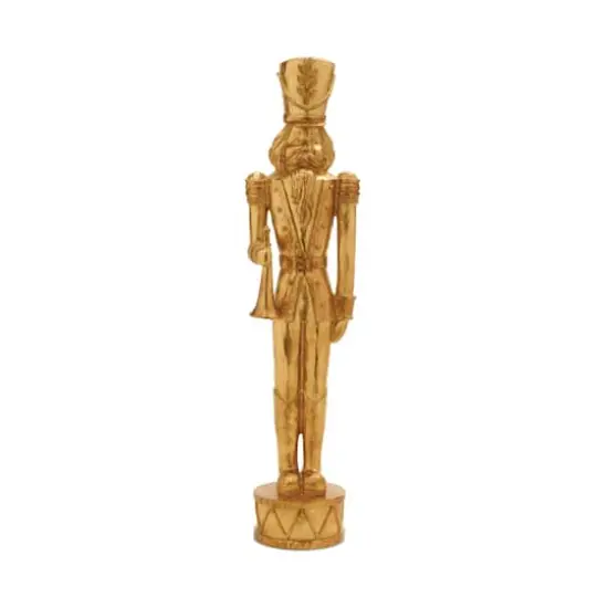 Gold Holiday Nutcracker Statue Set {5}