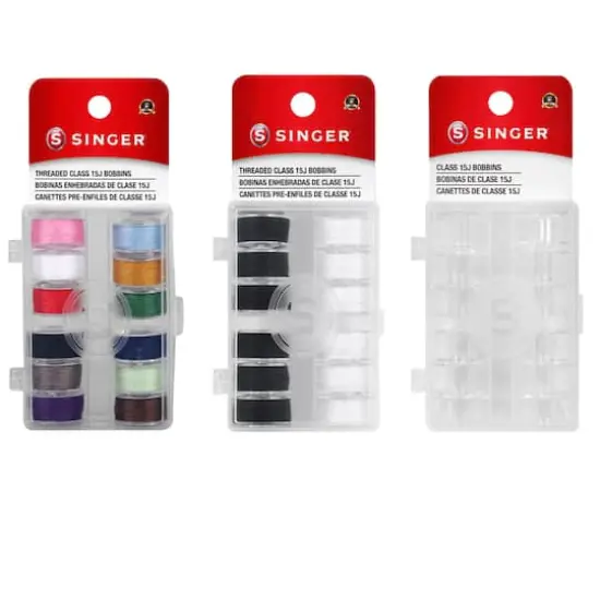 SINGER&reg; Class 15J Sewing Bobbin Set {1}