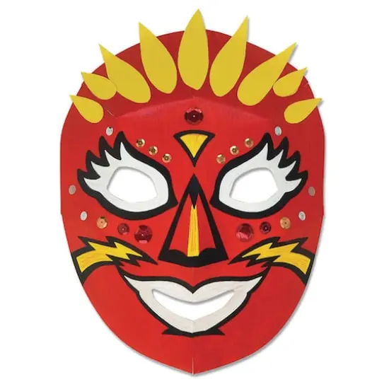 3 Packs: 40 ct. (120) Creativity Street&reg; Die-Cut Dimensional Paper Masks {4}