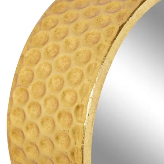 CosmoLiving by Cosmopolitan Gold Metal Glam Wall Mirrors Set {4}