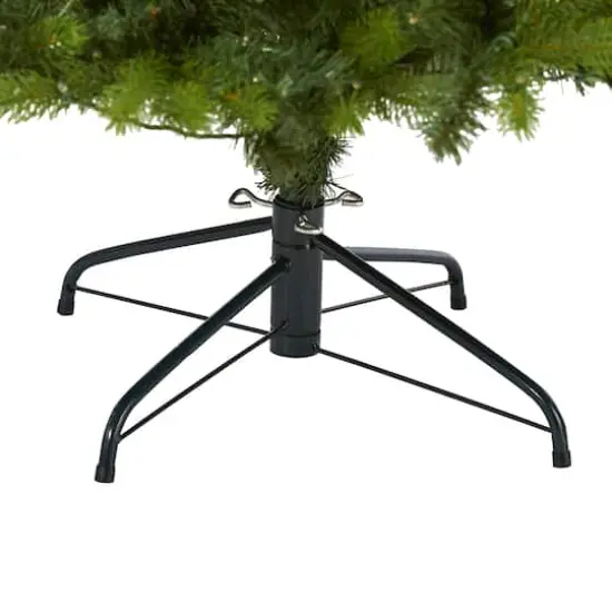 7ft. Pre-Lit New Haven Spruce Artificial Christmas Tree, Clear LED Lights {5}