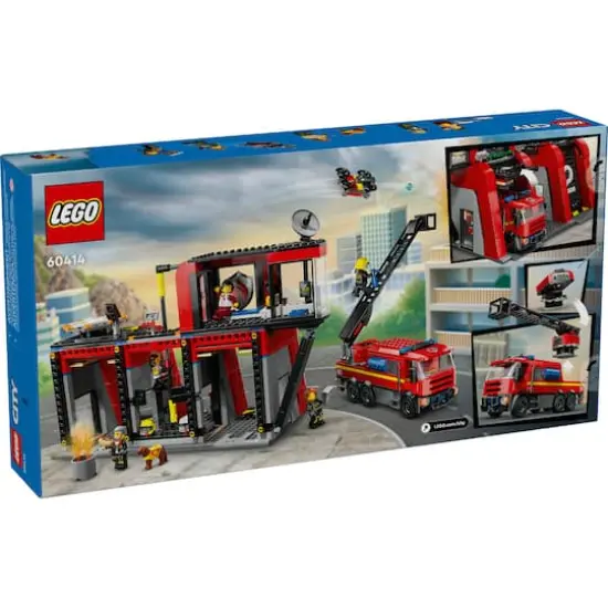 LEGO&reg; City Fire Station with Fire Truck Playset 60414 {4}