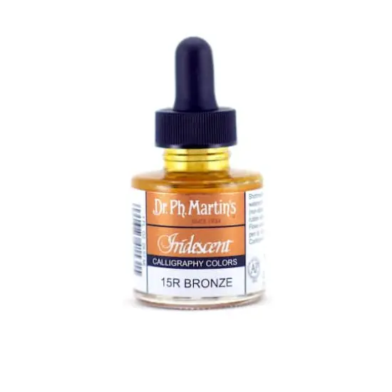 Dr. Ph. Martin's® Iridescent Calligraphy Color Ink 15R Bronze {1}