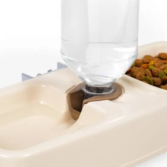 Iris&reg; Beige Pet Crate Water Feeder {6}