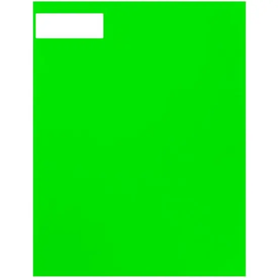 JAM Paper Circular Seal & Rectangular Mailing Address Label Combo Set Neon Green {5}
