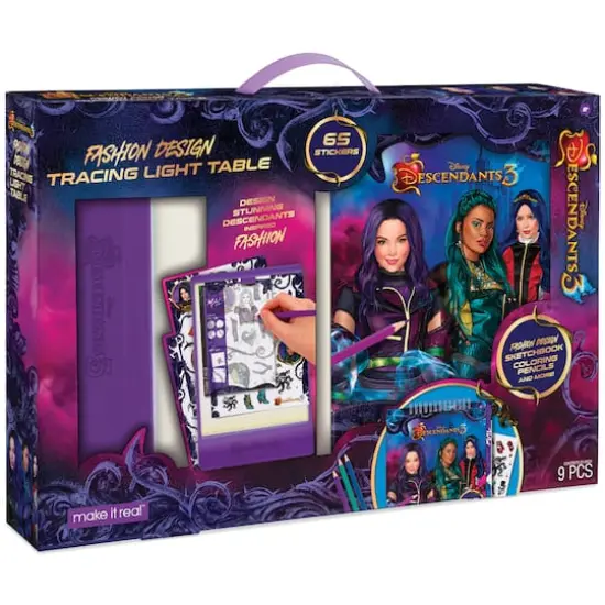 Make It Real™ Disney® Descendants 3 Fashion Design Tracing Light Table Set {1}