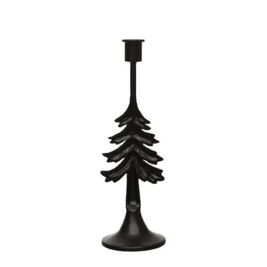 Black Christmas Tree Metal Candle Holder by Ashland&reg; {3}