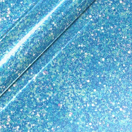 Siser&reg; EasyPatterns&reg; Plus Glitzy Glitter Heat Transfer Vinyl Blue {1}