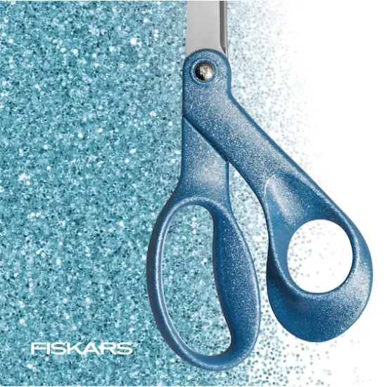 Fiskars&reg; Explore 8" Digital Cloud Glitter Scissors {4}