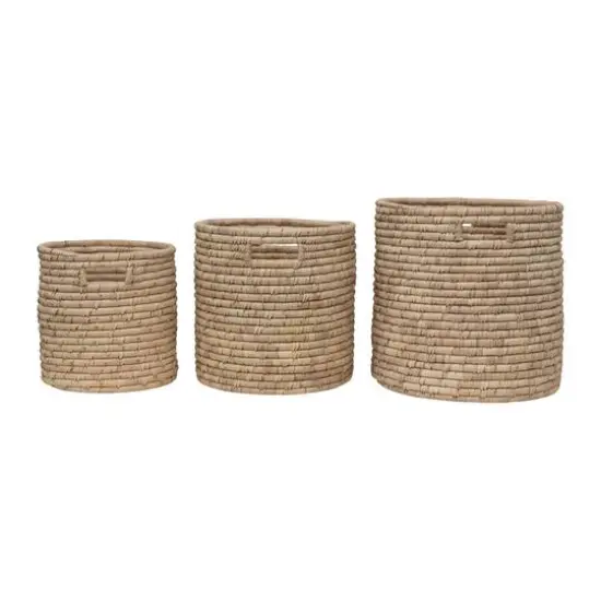 Hello Honey&reg; Natural Grass Basket Set {1}