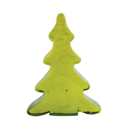 Hello Honey&reg; 8" Green Flat Glass Tree D&eacute;cor {1}