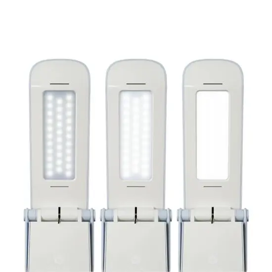 OttLite Wellness Series 20.75" Blue Dimmable LED Task Lamp {4}