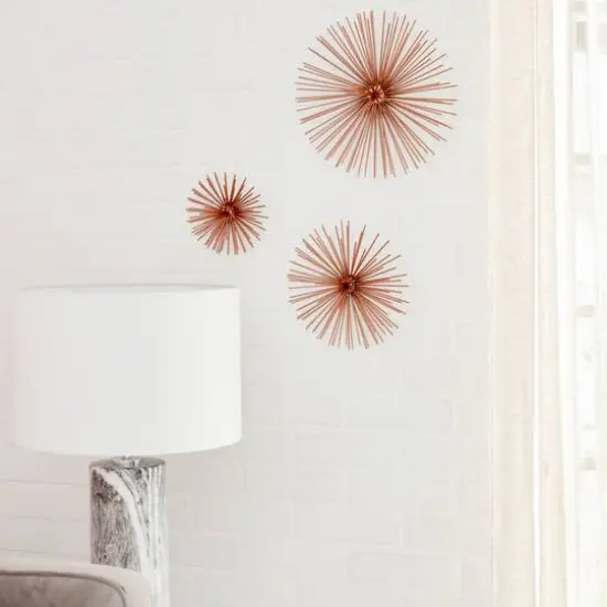 CosmoLiving by Cosmopolitan Starburst Metal Wall Accent Set, 3ct. {8}