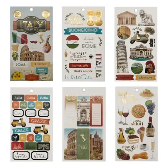 Italy Sticker Book by Recollections&trade; {3}