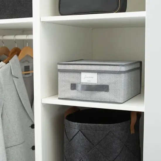 Simplify Medium Storage Box Gray {7}