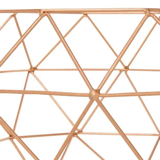 Gold Metal Contemporary Decorative Tray Set {4}